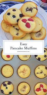 Pancake Muffins Are A Quick And Easy Pancake Recipe That S Perfect For Busy Mornings Enjoy These Homemade Easy Homemade Pancakes Pancakes Easy Pancake Muffins