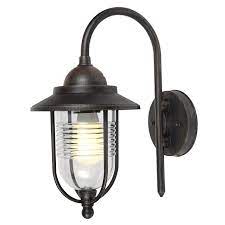 Blooma Marco Dark Bronze Effect External Wall Light Departments Diy At B Q Wall Lights Wall Lantern Outdoor Light Fixtures