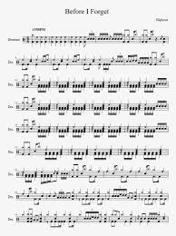 Capo iii (or rickenbacker 12 string). Before I Forget Sheet Music Composed By Slipknot 1 Before I Forget Drum Sheet Png Image Transparent Png Free Download On Seekpng