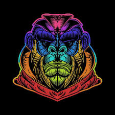 Kepala puskesmas cikedal iwan kurniawan mengatakan, sosiisasi tersebut dilaksanakan secara serentak mulai dari tingkat kabupaten, kecamatan sampai desa. Gorilla Hoodie Colorful Illustration Gambar Desain Kartun Disney