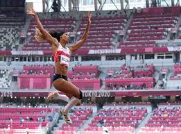 The olympic high jump is a track and field event in which fast and flexible athletes attempt to leap over a tall crossbar in a single bound. Meashivdsrk0om