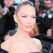 For #Cannes2024, top model #CandiceSwanepoel lit up the red carpet wearing  the Maharani High Jewelry necklace and earrings. #Chaumet  #CannesFilmFestival #ChaumetatCannes #CelebritiesinChaumet