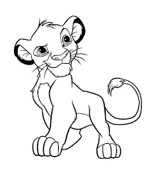 coloriage a imprimer gratuit roi lion simba lionceau fait le fier disney coloring pages animal pictures de la pyramide