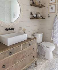Vintage is often combines with rustic style to make it cozier, and such a vanity can fit not only a vintage bathroom but also a rustic one. Finding The Perfect Antique Bathroom Vanity