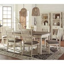 Bolanburg 7 Piece White Farmhouse Dining Set Furniture Dining Table Ashley Furniture Dining Farmhouse Dining Table