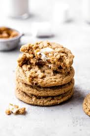 Dairy Free Peanut Butter Cookies Stuffed With Marshmallow Butternut Bakery Recipe Peanut Butter Cookies Peanut Butter Cookie Recipe Cookies Recipes Chocolate Chip