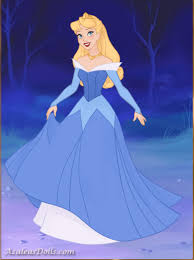 Princess Aurora In Her Blue Dress From Fairytale Princess Dress Up Game In 2020