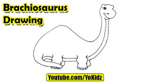 How To Draw Cute Brachiosaurus Youtube How to draw a brachiosaurus. how to draw cute brachiosaurus