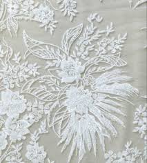 Find vectors of flower pattern. Floral Pattern 3d Flowers Sequins Non Beaded Embroidery Lace Fabric Lace Rituals