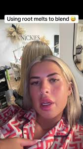 Blonde Balayage Hair Transformation with Root Melts