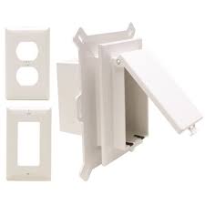 Kp's vinyl siding contributes less to global warming than other cladding options. Arlington Industries Part Dbvs1w Arlington 1 Gang Vertical Low Profile In Box Recessed Electrical Box For New Vinyl Siding Construction White Cover While In Use Covers Home Depot Pro