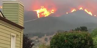 (kion) a fire is burning in the salinas river bed near jolon road and highway 101 sunday. California S River Fire Flames Burn On Mountain Top