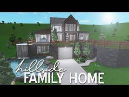 Roblox Bloxburg Hillside Family Home 96k Youtube Roblox Bloxburg House Hillside House Roblox House Ideas