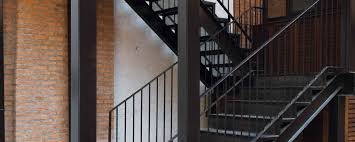 What kind of staircase is best for outdoor deck? Metal Staircase London Fabricator And Metal Escape Stairs Creator