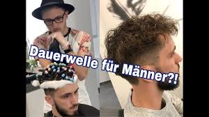 So wirkt die halboffene frisur noch edler. Permanent Beachwaves Dauerwelle Locken Fur Manner Live Reaction Youtube