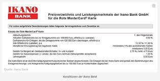 Seit einigen tagen offeriert die ungarische ikano bank, wie der benutzer emdenfahrer in den anmerkungen betonte (danke nochmals!), einen sehr hoch. Kreditkarte Kreditrahmen 16 Limits Konditionen Qomparo