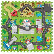Puzzle piece mats canadian tire. Funtown Play Road Floor Mat Canadian Tire