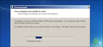 كيفية إصلاح مشاكل بدء التشغيل باستعمال أداة Windows Startup Repair Tool