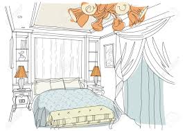 Moderne Innen Kritzeleien Schlafzimmer Auf Weissem Background Living Raum Hand Zeichnen Skizze Lizenzfrei Nutzbare Vektorgrafiken Clip Arts Illustrationen Image 43896337