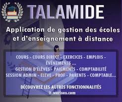 L'ecole nationale de comptabilité et de gestion, ecole de comptabilite en ligne, propose aux débutants et néophytes, de maîtriser les concepts de bases. Talamide Application De Gestion D Ecole Et D Enseignement A Distance Une Solution Complete Pour La Digitalisation Des Ecoles A La Suite Des Evenements Recents Osez La Modernite Avec Talamide Notre Unique Application