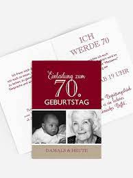 Einladungskarten 70 Geburtstag Mixed Up