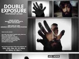 Double exposure is a popular effect now being used in advertising, website designs, movie posters, and print media. 1705226 Double Exposure Photoshop Action 1768251 Freepsdvn