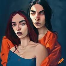 Chloe wise painting of three men in fear