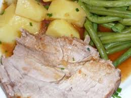 Schweinerollbraten Mit Grunen Bohnen Und Kartoffelchen Ein Sonntagsessen In Der Ultra Gemacht Fur Edelgard Und Alle Anderen Rezept Mit Bild Rezept In 2020 Schweinerollbraten Essen Rezepte