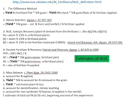 Nitrogen Use Efficiency Definition Nitrogen Use Efficiency Defined