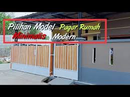 Kumpulan Desain Pagar Rumah Minimalis L Rumah Subsidi Type 60 L Youtube