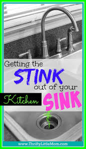 Kitchen sink stinks any suggestions. Get The Stink Out Of Your Kitchen Sink Thrifty Little Mom