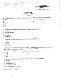 Instantly play online for free, no downloading needed! Quiz 2 With Answer Key Statistics For Business Students Stat 204 Docsity