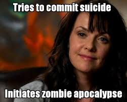 Helen Magnus Meme Sanctuary Meets The Zombie Apocalypse Tv Funny Sanctuary Tv Series Crazy People