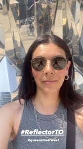 Came, saw and celebrated #ReflectorTO with @queenstreetwest 🩵🪩🪞