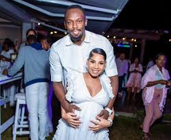 In the lovely shoot, usain and kasi are seen dressed up in white and cream outfits with their newborn boys on either side of them. Olympic Sprint Legend Usain Bolt And Wife Kasi Bennett Welcome Baby Girl