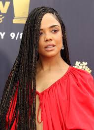 Tessa lynne thompson (born october 3, 1983) is an american actress. Tessa Thompson And Lakeith Stanfield Invent Red At The Mtv Awards