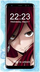 Explore 17 stunning erza scarlet wallpapers, created by theotaku.com's friendly and talented community. Android Lock Screen Erza Scarlet Wallpaper Wallpaperandro