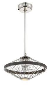 Patriot Lighting Perle 20 Polished Nickel Integrated Led Fandelier At Menards Patriot Lighting Reg Perle 20 Pendant Light Polished Nickel Ceiling Lights