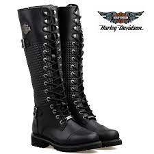Женские зимние ботинки Harley Davidson, черные водонепроницаемые ботинки из  натуральной кожи на толстой подошве, брендовые ботинки | AliExpress