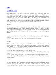 Waktu sholat 5 waktu dan jumlah raka'atnya: Solat