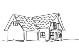 See more ideas about interior design drawings, interior sketch, drawing interior. Single One Line Drawing Of House With Two Floor Home Building Construction Isolated Doodle Minimal Concept Home Exterior Theme Draw Graphic Design Vector Illustration On White Background 2305937 Vector Art At Vecteezy