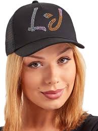 Visiera Berretto Liu Jo Donna Cappello Da Baseball Donna LIU JO In Eco Fur  Nero