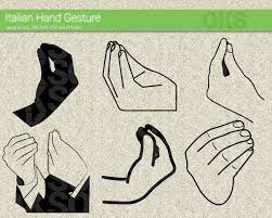 Italian Hand Gesture Svg Dxf Vector Eps Clipart Cricut Download Crafter Oks Italian Hand Gestures Svg Clip Art
