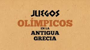 La competencia olímpica es conocida desde la antigüedad, los primeros reportes datan del año 776 antes de cristo, en la ciudad de olímpica en grecia. Juegos Olimpicos En La Antigua Grecia Youtube