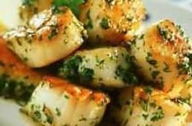 Coquilles Saint Jacques Au Beurre D Ail Recette Recettes De Cuisine Recette Coquille Saint Jacques Recette Poisson