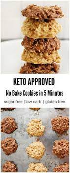 Keto No Bake Cookies In 5 Minutes 2 Ways Only 2 Carbs Recipe Keto Recipes Easy Keto Diet Recipes Recipes