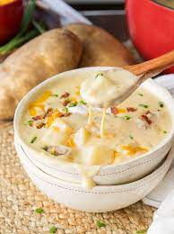 Loaded Baked Potato Soup Recipe Baked Potato Soup Recipe Cooking Recipes Recipes