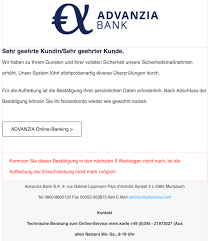 Phishing Gefalschte E Mails Im Namen Der Advanzia Bank Im Umlauf