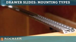 Maybe you would like to learn more about one of these? Drawer Slide Tutorial Mounting Types Youtube