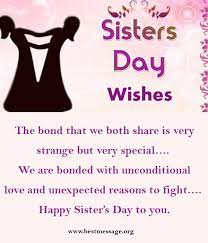 Most friends group have their own inside jokes and funny memes related to it. Happy Sisters Day Wishes Messages Sister Quotes 2021 Happy Sisters Day Happy Sisters Sister Day